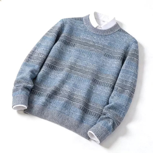 Pulls en Coton Tricoté de Haute Qualité, Faciles à Porter, 100% Coton, Toutes Tailles, Couleurs et Motifs, Anti-Plis, Anti-Rétrécissement, Faible MOQ - Product Image 1