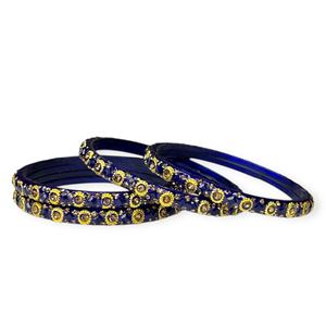 Pulseras de Perlas de Imitación Azules Chapadas en Oro al por Mayor de Fábrica, Elegantes para Bodas y Fiestas, Precio Premium al por Mayor - Product Image 3