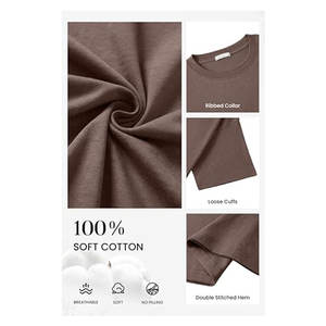 Camisetas de algodón para hombre, camisa de manga corta extragrande, camisetas holgadas de verano, ropa informal básica lavada, informal, cómoda, unisex - Product Image 5