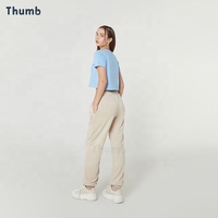 T-shirt 2022 Polyester pour femmes, haut court à la mode pour Sublimation vierge ou Logo personnalisé, fabriqué en thaïlande, 100%
