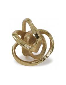 รูปปั้นคนทำจากอะลูมิเนียม ชุบโลหะ ตกแต่งห้องนั่งเล่น ราคาดีที่สุด - Product Image 4