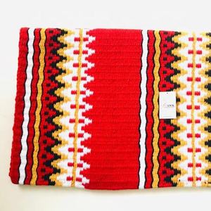 Almohadillas para SILLÍN de lana de Nueva Zelanda Premium occidental de alta calidad, manta de espectáculo de lana genuina, logotipo de Color personalizable - Product Image 4