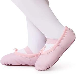 Chaussures de danse classique en cuir verni et peau de mouton de haute qualité avec logo personnalisé - Product Image 1