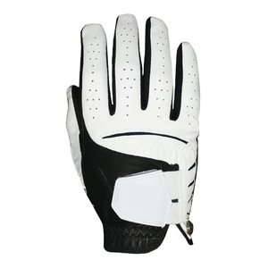 Gants de golf pour hommes en cuir véritable avec logo personnalisable, respirants, isolants thermiquement, anti-humidité, antidérapants, à fermeture auto-agrippante - Product Image 4