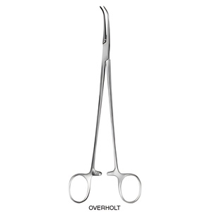 Pinzas Overholt de 21 cm, Instrumento Hemostático Curvo de Acero Inoxidable Premium para Uso Quirúrgico - Product Image 4