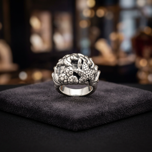 Anillo Minimalista de Plata 925 con Diseño de Arrecife de Coral para Mujer - Product Image 3