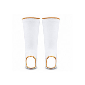 Protège-tibias élastiques pour adultes, en matière extensible douce, légers, confortables, ajustement flexible, pour l'entraînement sportif - Product Image 5