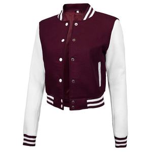 Custom Embroidery <b>Letter</b> Design Winter Leather Sleeves High Quality Varsity <b>Jacket</b> <b>Men</b> Stand Waterproof Breathable - Product Image 3