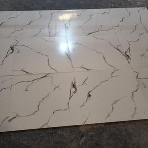 60 X 60 CM Digitally printed ceramic floor tiles glossy surface 600 MM x 600 MM Floor Square tiles white color tiles - Product Image 2