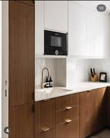 Armoires de cuisine modernes personnalisées de luxe Solutions de garde-robe de haute qualité pour toute la maison Bois massif/MDF Acier inoxydable pour appartements