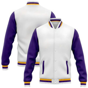 Premium Men's Genuine Leather Varsity Jacket Motorcycle Biker Jacket OEM ODM Manufacturer - Product Image 4
