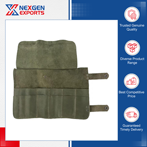 Offre spéciale sur un sac de rangement pour couteaux en cuir PU multi-usages de qualité supérieure, fourni par le premier fournisseur d'Inde. - Product Image 5