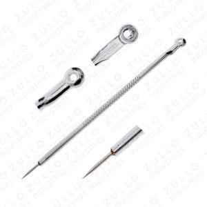 เข็มกำจัดสิวเสี้ยนสแตนเลสแบบขายส่ง เครื่องมือทำความสะอาดรูขุมขน กำจัดสิวหัวดำ ดูแลผิวหน้า - Product Image 1