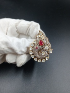 Amaira Jewels Peacock <b>Brooch</b> 925 <b>Silver</b> Luxury High Grade Unisex Wedding Party Gift Jewelry Handmade - Product Image 3