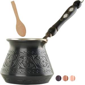 Cafetera Portátil Ligera de Metal, Diseño Moderno, Color Negro, para el Hogar, Cocina y Cafetería - Product Image 4