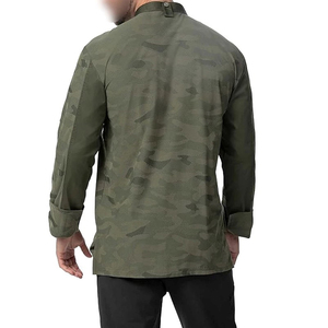 Blouses de chef ajustables pour adultes, uniformes de cuisine pour hommes, pour personnel de restaurant, hôtel, café, boulangerie et traiteur, en vente - Product Image 2