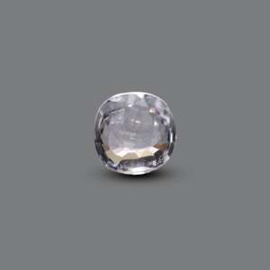 Synthetic White Sapphire Loose Gemstone-4.7 Carat High Quality for Fine Jewelry - Product Image 2