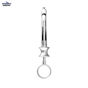 Seringue dentaire manuelle aspirante argentée de marque personnalisée, 1,8 ml, instrument chirurgical approuvé CE avec garantie d'un an, Classe I - Product Image 1