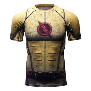 Camiseta de Hombre Personalizada con Logotipo Frontal Impreso, de Poliéster/Algodón Grueso, con Tela Transpirable de Secado Rápido, Corte Regular - Product Image 2