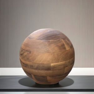 Best Selling High Quality Round <b>Wooden</b> Cremation <b>Urn</b> From Viet Nam Top Funeral Supplies <b>for</b> Human & Pet <b>Ashes</b> - Product Image 5
