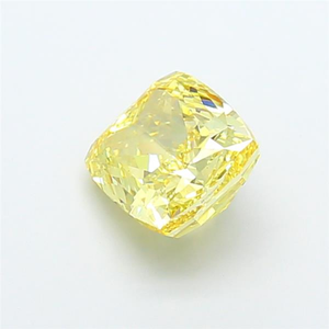 Diamante Amarillo Sintético Suelto Certificado por IGI, 3.51 Quilates, Corte Cojín, Amarillo Intenso, Diamante Cultivado en Laboratorio, VS1 Excelente - Product Image 2