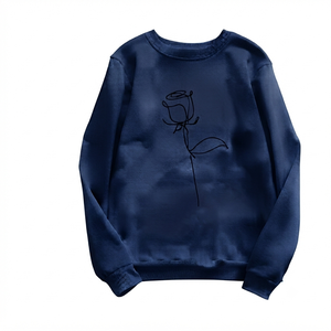 Sudadera de Moda para Mujer, Transpirable, Estilo Urbano, para Invierno, Corte Regular, Diseño Liso, 100% Algodón Ecológico - Product Image 2