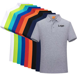 Camiseta de Hombre de Alta Calidad 100% Algodón con Logotipo Bordado Personalizado, Camisetas Polo de Golf Transpirables de Secado Rápido para Hombre - Product Image 1