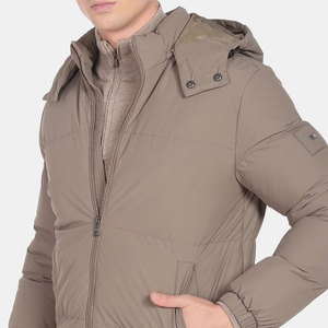 Chaqueta de Invierno Acolchada Ligera para Hombre, Personalizada al por Mayor, Negra, con Capucha, Impermeable, Resistente al Viento, Reversible, Transpirable, Multicolor - Product Image 6