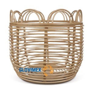 Cesta de Almacenamiento Tejida de Bambú y Ratán Rústico, Multiusos, Organizador para el Hogar, Diseño Ecológico y Sostenible, Vietrustic, Nueva Llegada - Product Image 3