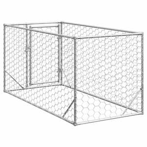 Caseta Resistente para Perros de Exterior, 6.6 x 3.3 x 3.3 pies, Jaula para Mascotas de Acero Galvanizado para Uso en Exteriores - Product Image 5