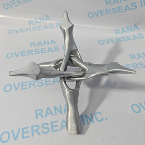 Aluminium Tripod Stand-Heavy Duty Metal Display Base for <b>Abalone</b> <b>Shells</b> Crystal Spheres Trinket Dish Bowls Feng Shui Modern - Product Image 2