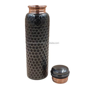 Durable Eco-Friendly Copper Water Bottle Leak Resistant Lid Boiling Water Applicable for Unisex Everyday Drinking <b>Wellness</b> Care - Product Image 4