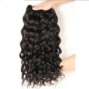 Tissage de cheveux humains bouclés vierges, double trame machine, pointes simple trame, cheveux bouclés indiens, modèle 16 - Product Image 3