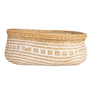 Set Of 3 HandWoven Seagrass And Rattan <b>Baskets</b> With Pattern Handmade <b>Storage</b> <b>Basket</b> Wholesale eco-friendly Made in Vietnam - Product Image 3