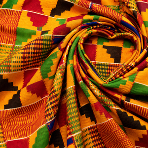 Tela africana estampada en cera, tela de algodón, tela Ankara, tela con estampado personalizado para vestidos, prendas de vestir, suministro al por mayor para exportación. - Product Image 3