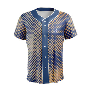 Wholesale Custom Women's <b>Button</b> Down <b>Half</b> Sleeve Baseball Softball Jersey Sustainable Fabric Sublimation Team <b>Shirt</b> - Product Image 5