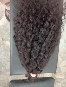 Cabello Humano Virgen Remy Natural Negro Rizado del Sur de la India, 100g a Granel, Doble Trama a Máquina, Apto para Todos los Colores - Product Image 5