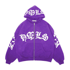 Sudadera con Capucha de Algodón 100% Premium al por Mayor, Impresión 3D Puff, Logotipo Personalizado, Impresión Digital, Último Diseño - Product Image 1