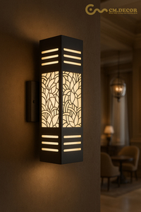 Lámpara de pared de 100 lm/W, Vietnam CM Decor, diseño Auto Cad, 3500K (blanco cálido), montaje empotrado, acero/inox, para sala de estar/dormitorio/pasillo - Product Image 6