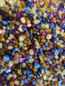 Wholesale Polished Oval Pebble Crystal Tumble Stones Multicolor Home Decoration Semi-Precious Stone <b>Crafts</b> - Product Image 2