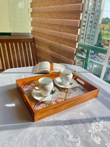 Bandeja de Madera con Acabado Mate, Bandeja de Madera Impresa No Reflectante para Fotografía Profesional, Plato de Servicio al por Mayor - Product Image 6