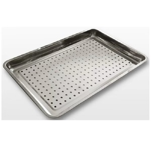 Plateau d'instruments chirurgicaux perforé de haute qualité en acier inoxydable, manuel, réutilisable et stérile, par Mahfooz |   Porte-aiguille - Product Image 2