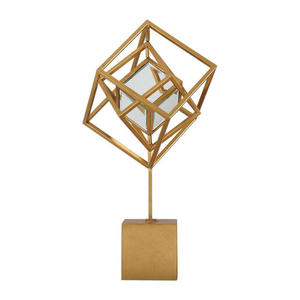 Statue abstraite en aluminium pop art faite à la main de qualité supérieure, pièce décorative moderne pour bureau - Product Image 3