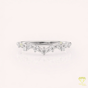 Anillo de compromiso de moissanita contemporáneo de alta calidad para mujer con un hermoso diseño de joyería disponible al mejor precio - Product Image 4