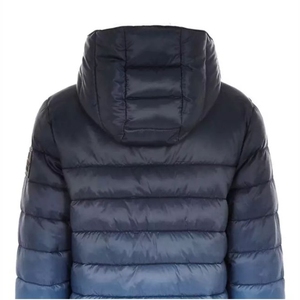Men's Camouflage Cotton Puffer Jacket Hooded Windproof <b>Waterproof</b> Casual Winter <b>Coat</b> Regular Fit Zipper Closure <b>Long</b> Blue - Product Image 2