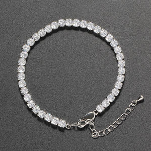 Luxury <b>Iced</b> <b>Out</b> Moissanite Diamond Bracelet Cuban <b>Chain</b> Hip Hop Jewelry for Concerts and Stage Performance Available for Sale - Product Image 6