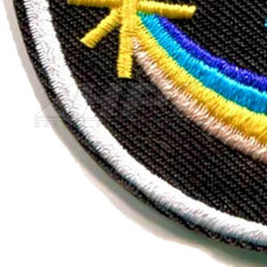 Custom 3D Embossed Rubber PVC <b>Sew</b>-<b>On</b> <b>Patches</b> with Nonwoven Felt Fabric for Clothing - Product Image 1