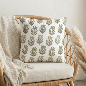 Housse de coussin luxueuse en coton faite à la main avec fermeture éclair, motifs ethniques imprimés au bloc, style Moghol, 20x20, provenant d'un grossiste indien - Product Image 4