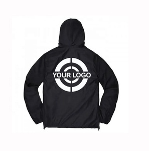 Anorak เสื้อแจ็คเก็ตกันลมสำหรับผู้ชาย, แจ็คเก็ตกันลมมีฮู้ดทรงหลวมผลิตจาก2025 - Product Image 2