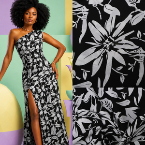 Tela estampada, tela de encaje, tela bordada, tela de lentejuelas, tela de malla para prendas de moda, venta al por mayor, exportación, mercado de compradores, suministro - Product Image 3
